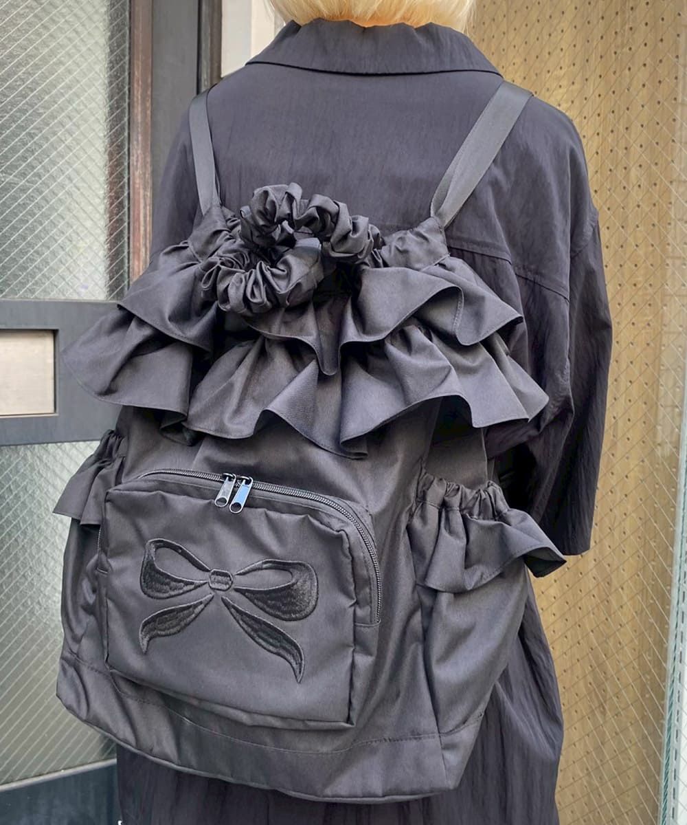 Candy Stripper フリル リボン FANCY RIBBON リュック RIBBON FRILL KNAPSACK | Candy Stripper（キャンディ
