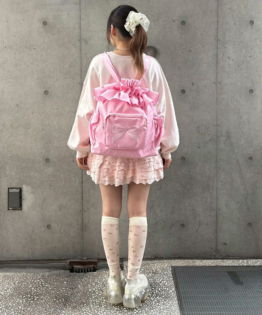 RIBBON FRILL KNAPSACK | Candy Stripper（キャンディ ストリッパー