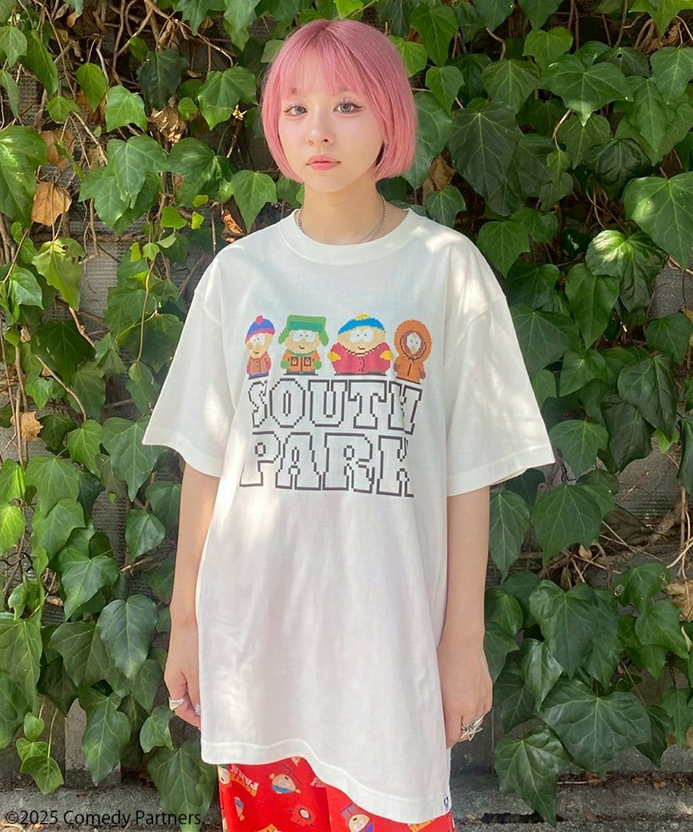 Southpark サウスパーク Tシャツ CANDY STRIPPER キャンディストリッパー×アニメ「サウスパーク」手書き風ビッグT