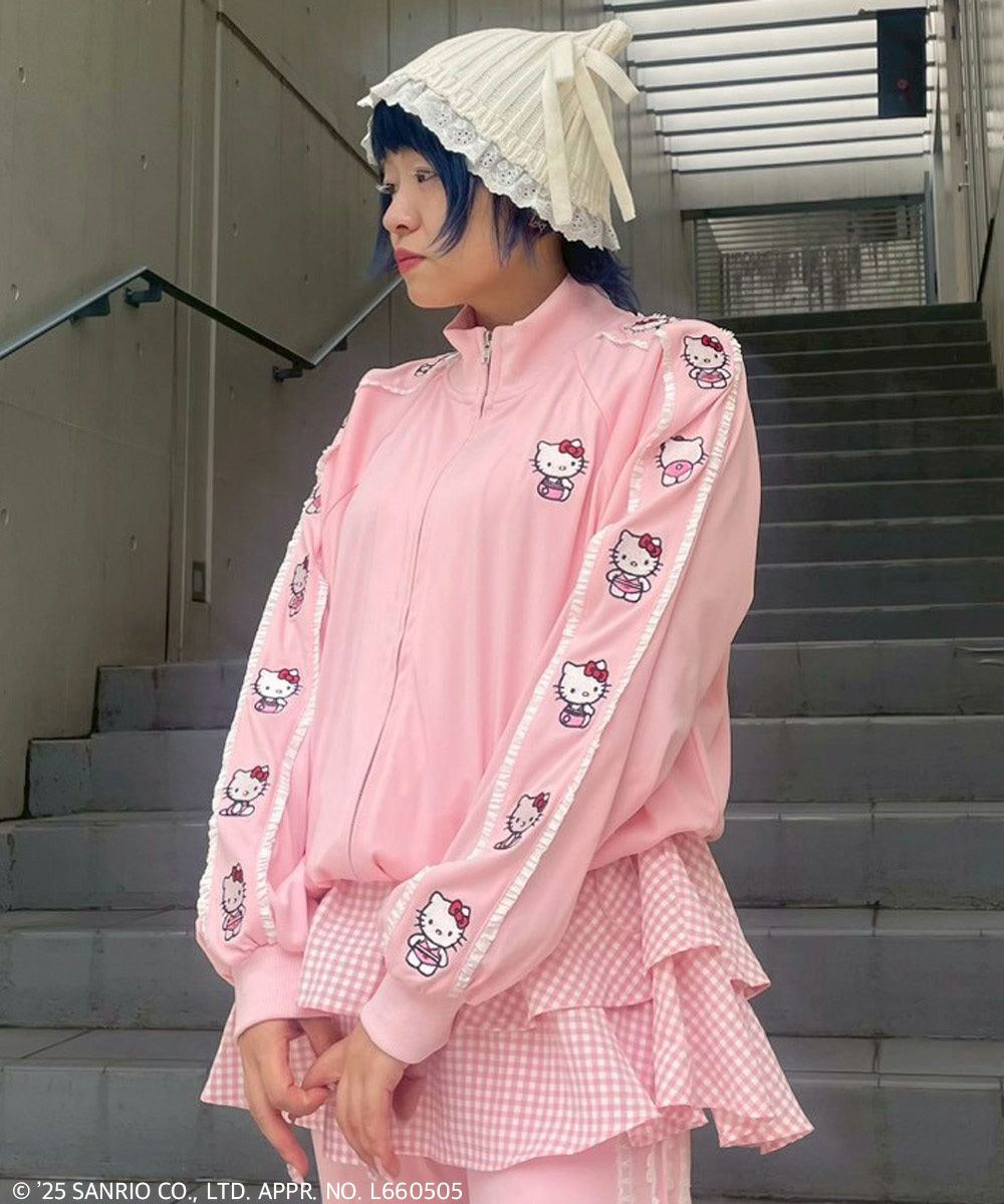 専用candy stripper キティ LINGERIE JERSEY HELLO KITTY】LINGERIE JERSEY BLOUSON | Candy Stripper（キャンディ