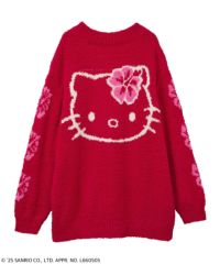 Kitty様 HELLO KITTY】HIBISCUS KNIT PULLOVER | Candy Stripper（キャンディ