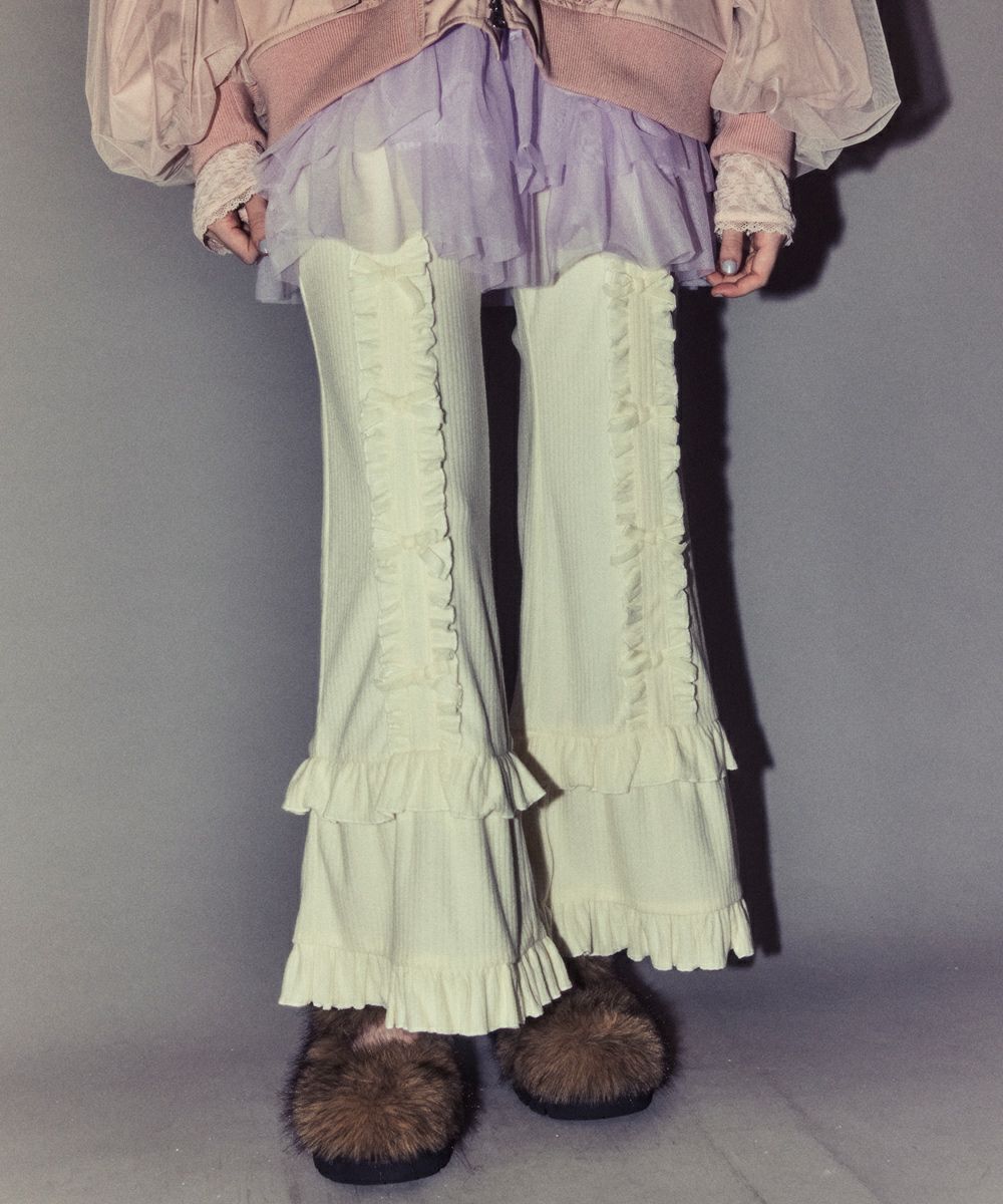 Candy Stripper レースフレアパンツ FRILL LACE FLARE PANTS | Candy Stripper（キャンディ
