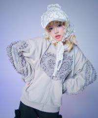 HEART FRILL HOODIE | Candy Stripper（キャンディ ストリッパー