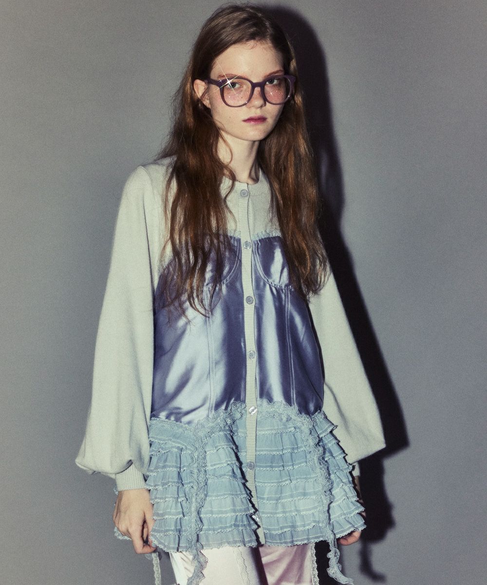 CANDY STRIPPER アシンメトリー　カーディガン 000000008264-18-s.jpg?t=