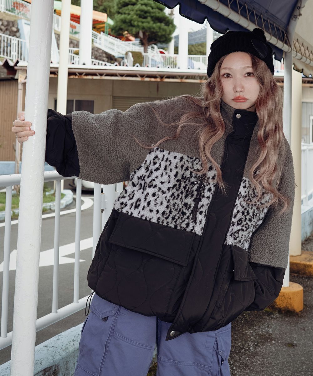 BOA MIXED BLOUSON | Candy Stripper（キャンディ ストリッパー