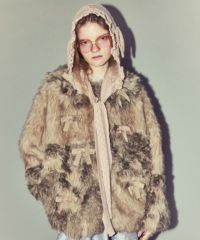 PATCH WORK FUR JACKET | Candy Stripper（キャンディ ストリッパー