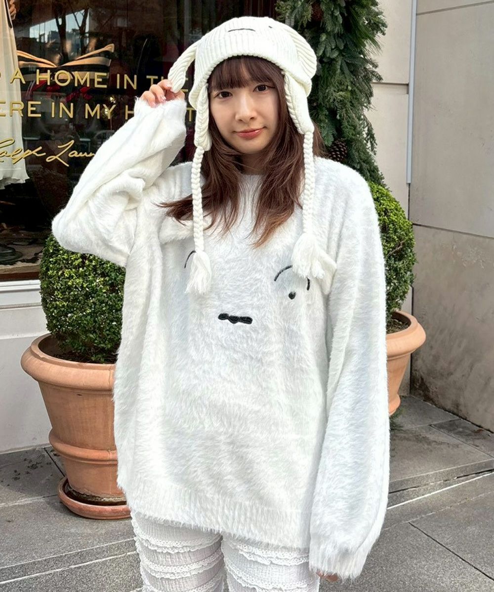 クレヨンしんちゃん】シロ BEANIE | Candy Stripper（キャンディ