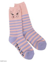 【しんちゃん】FineLine クレヨンしんちゃん】フェイスボーダーSOCKS | Candy Stripper