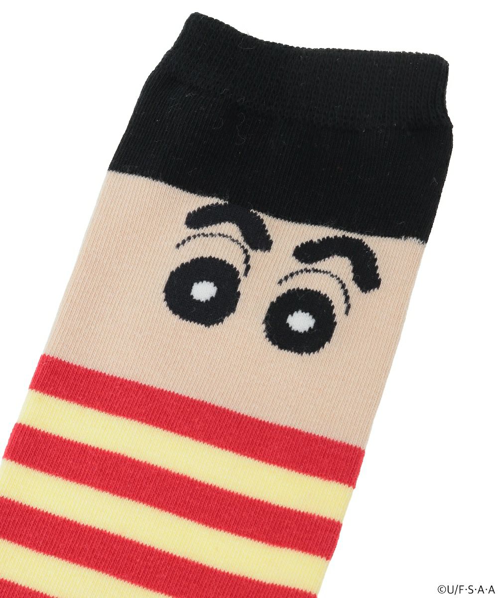 クレヨンしんちゃん】フェイスボーダーSOCKS | Candy Stripper