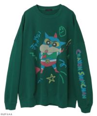 クレヨンしんちゃん】しんのすけ ラクガキ SWEAT | Candy Stripper