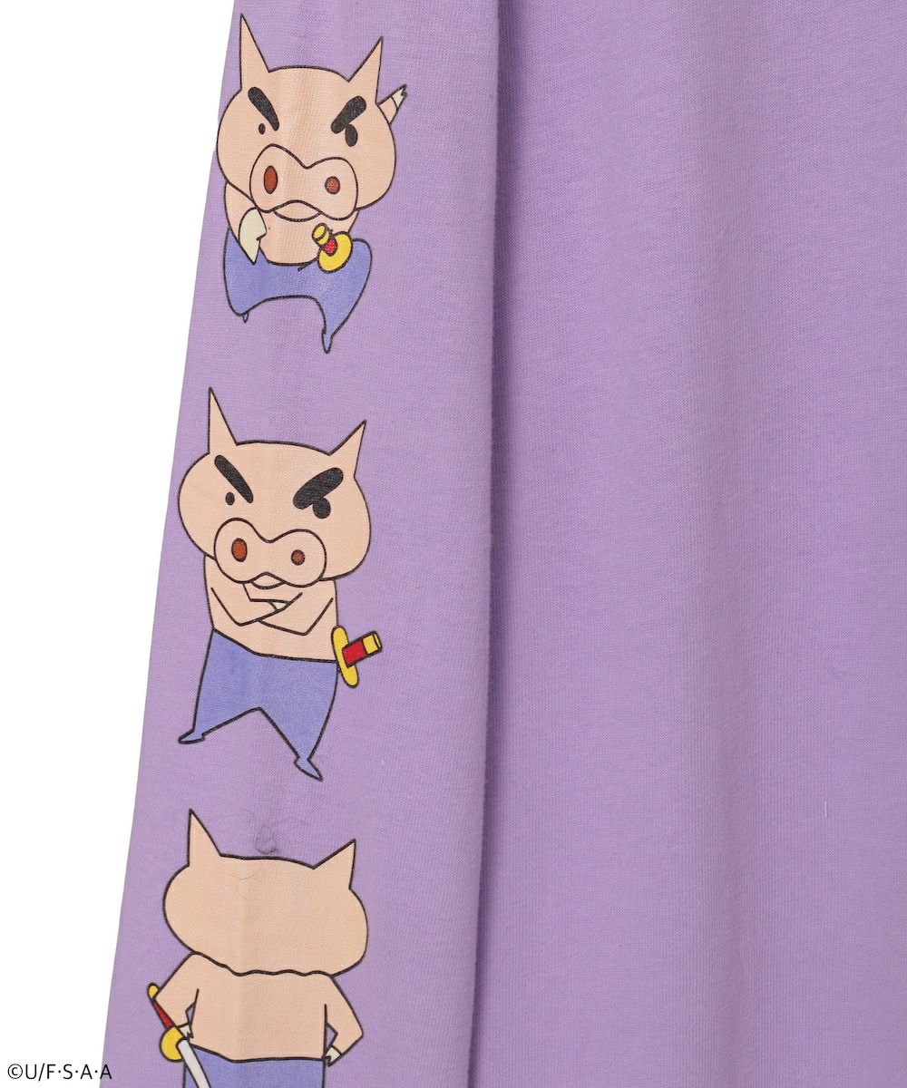 クレヨンしんちゃん】ぶりぶりざえもんがいっぱい L/S TEE | Candy