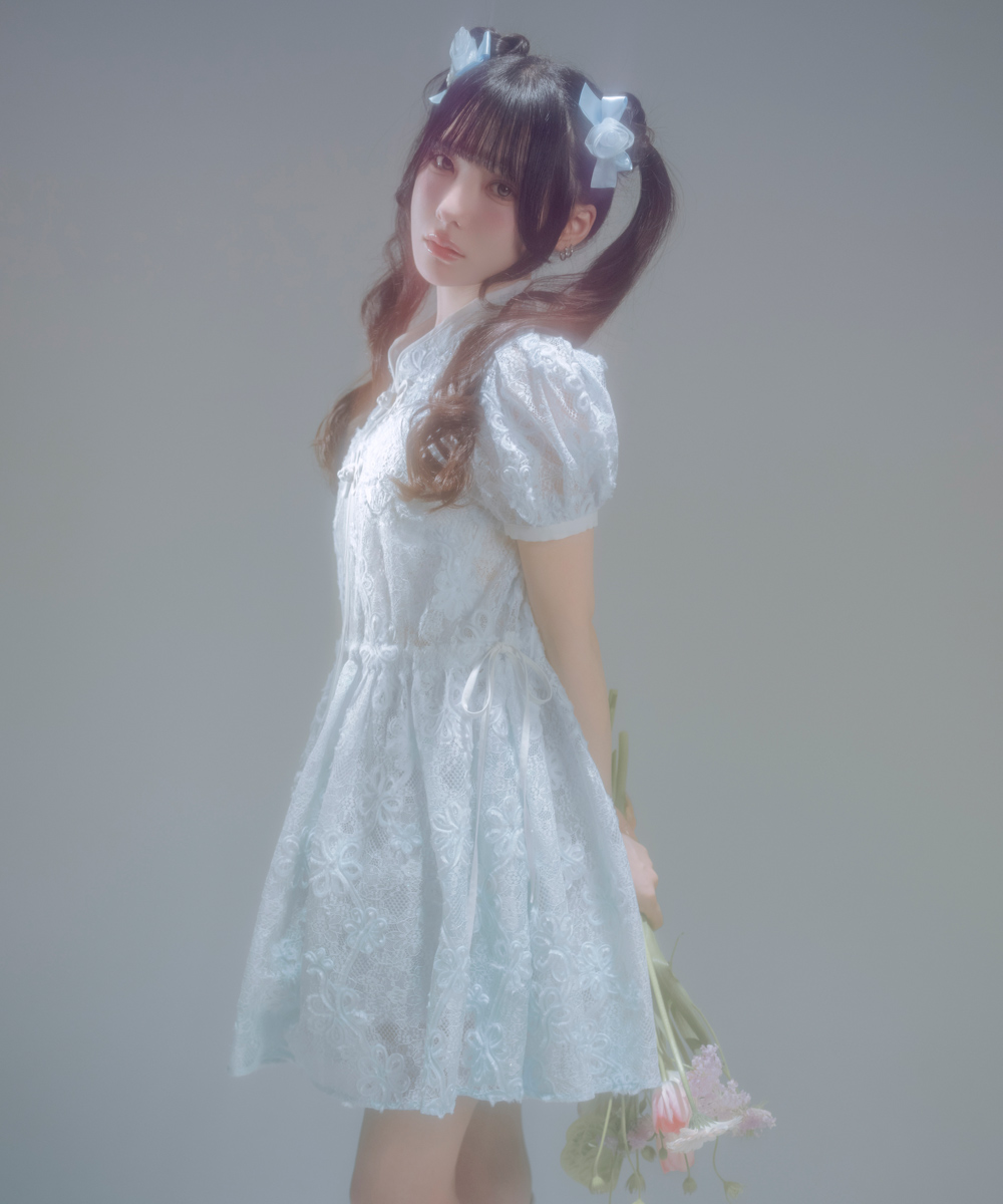 LACY CHINA MINI ONE-PIECE | Candy Stripper（キャンディ