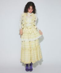 AFTERNOON TIERED FRILL SKIRT | Candy Stripper（キャンディ