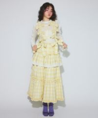 AFTERNOON TIERED FRILL SKIRT | Candy Stripper（キャンディ