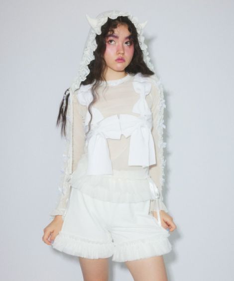 TULLE FRILL SHORTS | Candy Stripper（キャンディ ストリッパー