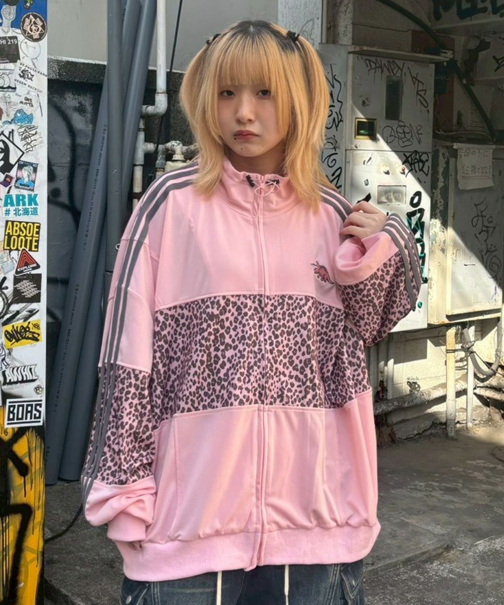 BRAVE DINOSAUR JERSEY BLOUSON | Candy Stripper（キャンディ