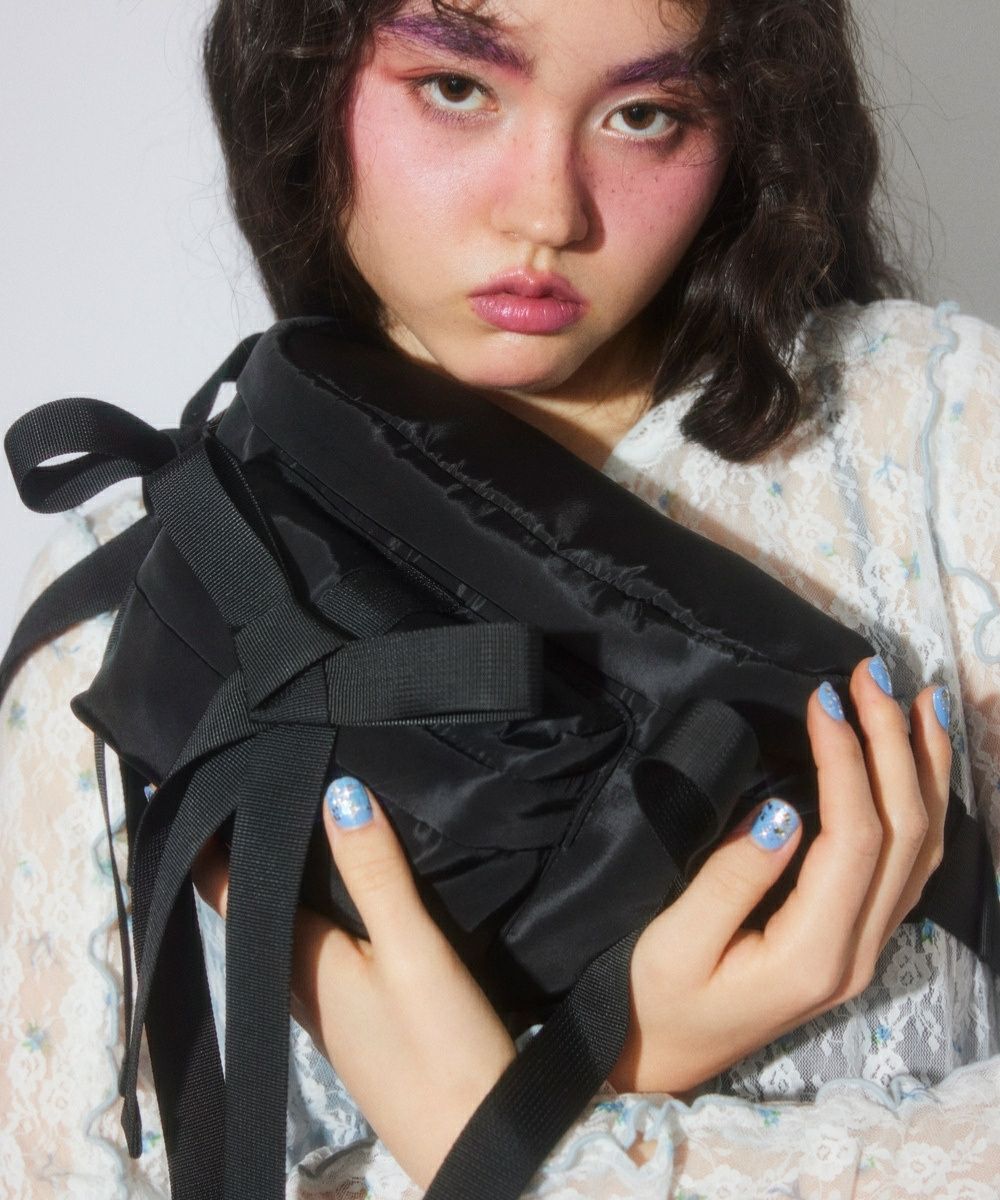 FANCY RIBBON WAIST BAG | Candy Stripper（キャンディ ストリッパー