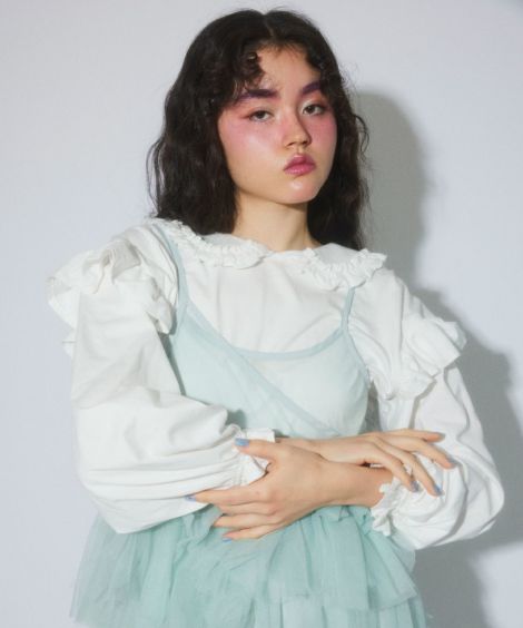 FRILL DROP トップス FRILL COLLAR TOPS | Candy Stripper（キャンディ ストリッパー