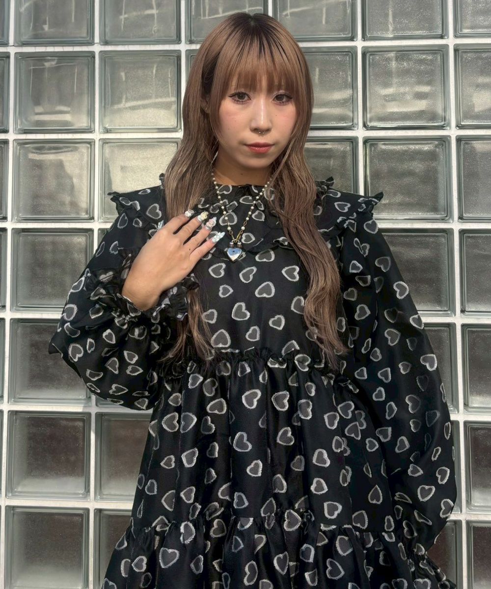 JACQUARD SAILOR ONE-PIECE | Candy Stripper（キャンディ