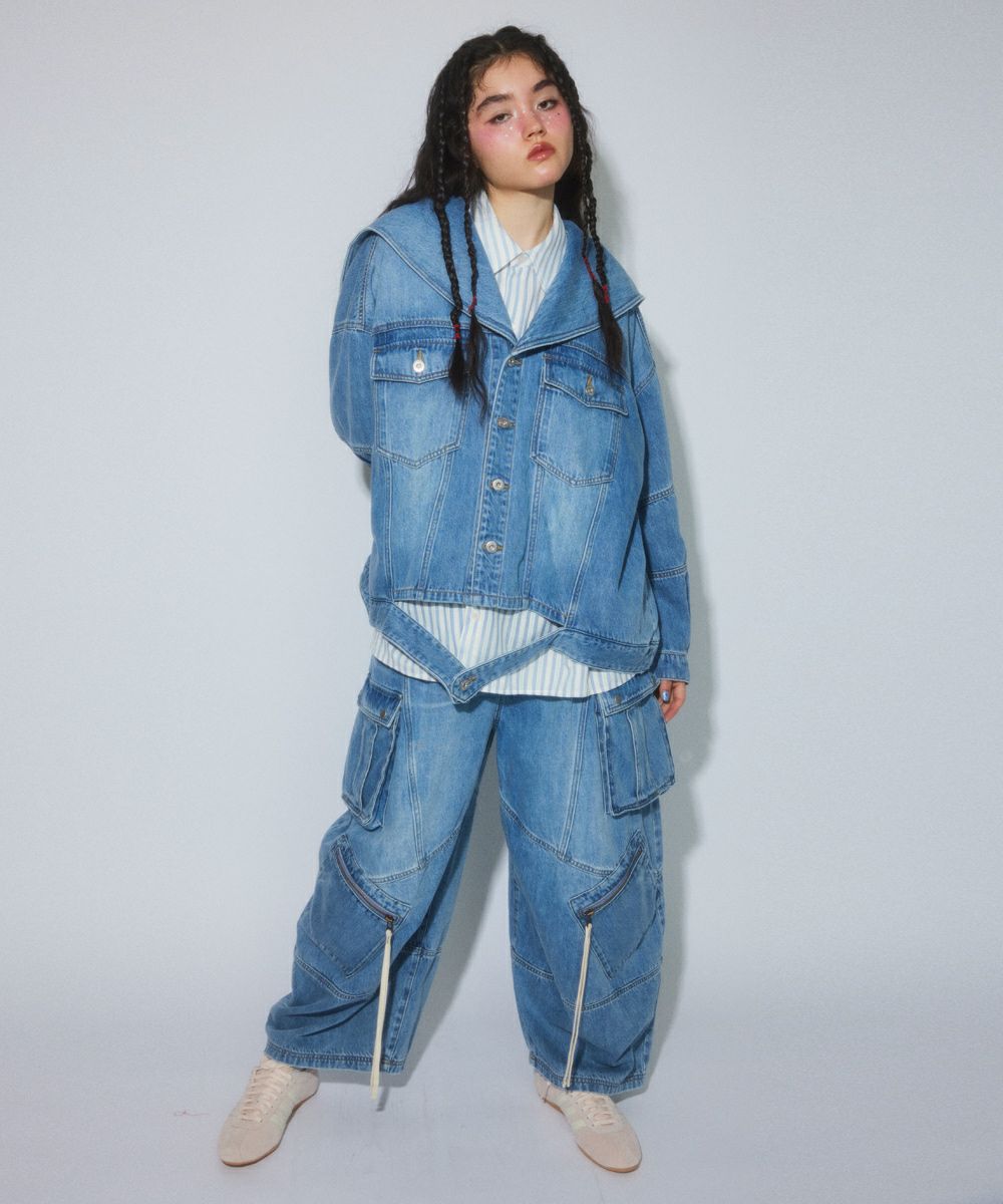 SAILOR DENIM JACKET | Candy Stripper（キャンディ ストリッパー