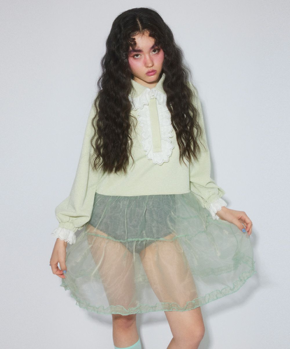 LACY CHINA MINI ONE-PIECE | Candy Stripper（キャンディ