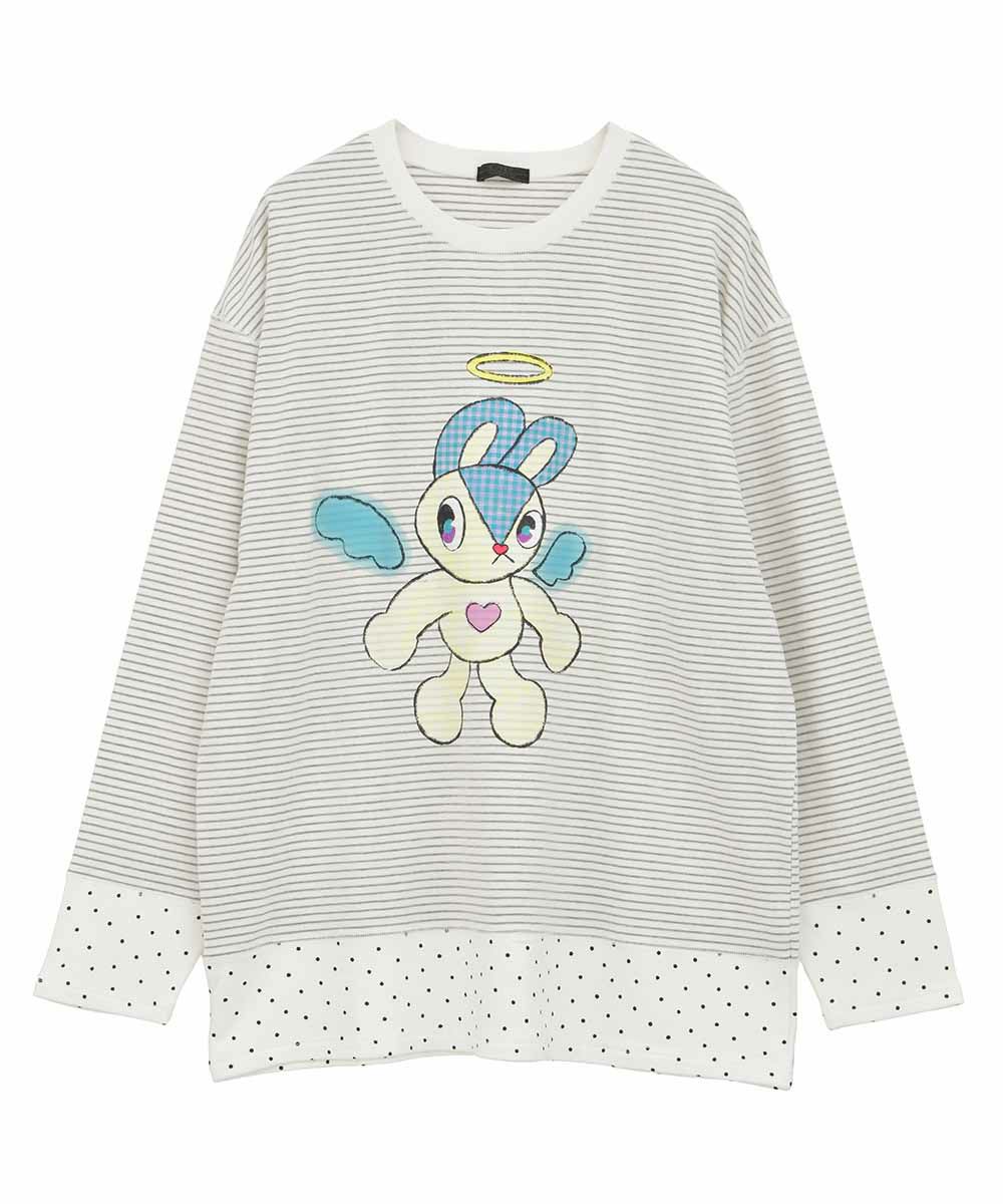 ANGEL BUNNY LAYERED TOPS | Candy Stripper（キャンディ ストリッパー